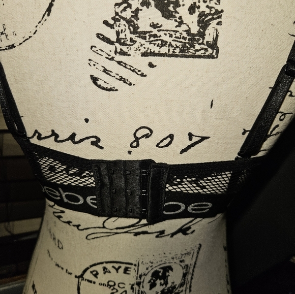 Bebe Womans Black Bra Size 36D - Picture 6 of 12